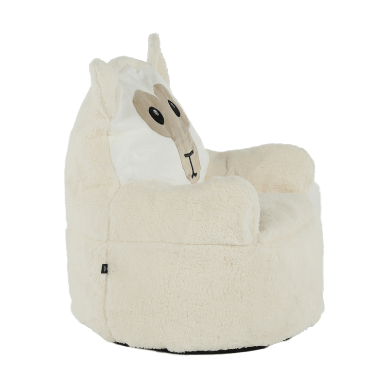 Casa si Gradina - Mobilier - Scaune si fotolii - Fotolii - Fotoliu tip sac, material textil alb/smantana, BABY TIPUL 3 - Infinity.ro