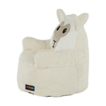 Casa si Gradina - Mobilier - Scaune si fotolii - Fotolii - Fotoliu tip sac, material textil alb/smantana, BABY TIPUL 3 - Infinity.ro