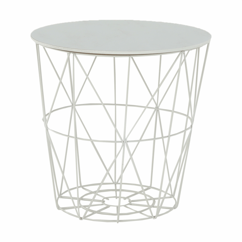 Casa si Gradina - Mobilier - Mese si birouri - Masute de cafea - Masuta auxiliara, marmura/alb, ENPLO - Infinity.ro