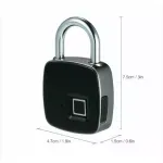 Casa si Gradina - Constructii - Feronerie si accesorii - Lacate - Lacat USB cu amprenta, Gonga® Gri - Infinity.ro