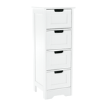Casa si Gradina - Mobilier - Comode si corpuri - Comode - Comoda cu 4-sertare, alb, ATENE TYPUL 7 - Infinity.ro