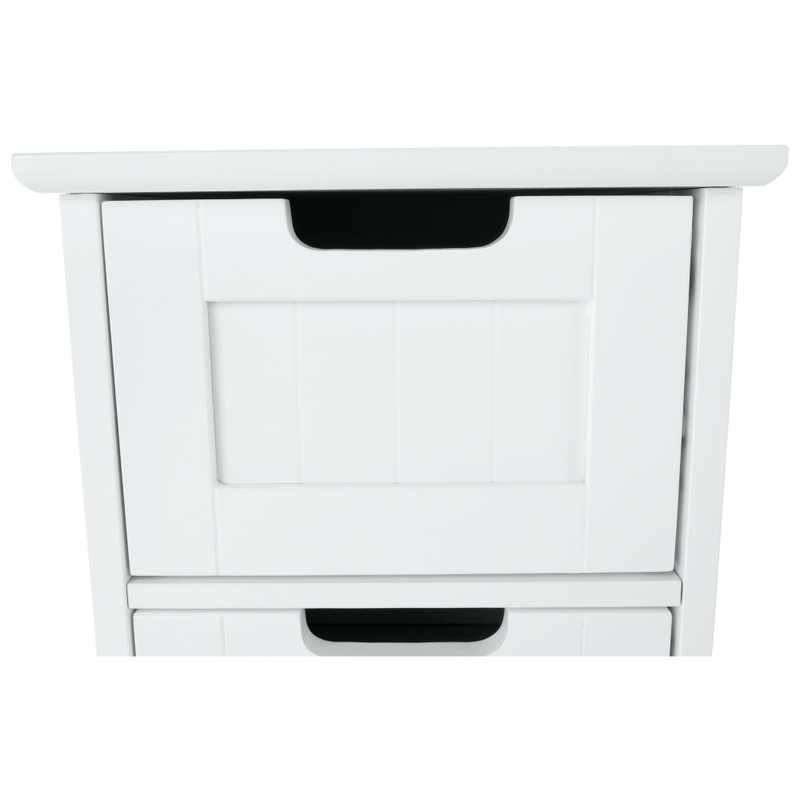 Casa si Gradina - Mobilier - Comode si corpuri - Comode - Comoda cu 4-sertare, alb, ATENE TYPUL 7 - Infinity.ro