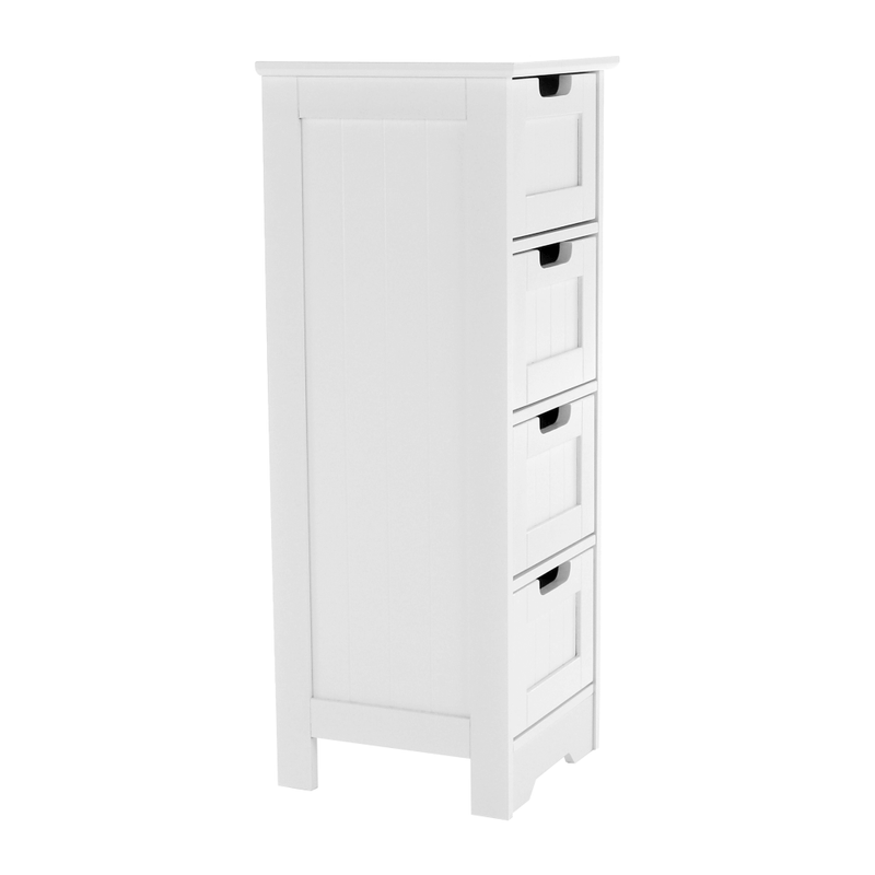 Casa si Gradina - Mobilier - Comode si corpuri - Comode - Comoda cu 4-sertare, alb, ATENE TYPUL 7 - Infinity.ro