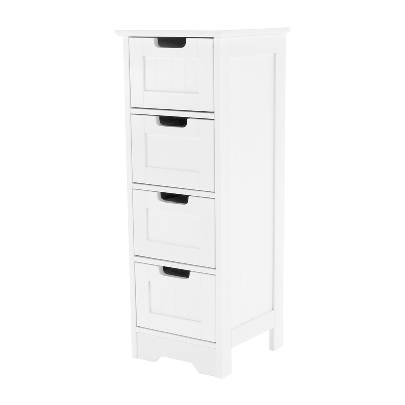 Casa si Gradina - Mobilier - Comode si corpuri - Comode - Comoda cu 4-sertare, alb, ATENE TYPUL 7 - Infinity.ro