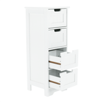 Casa si Gradina - Mobilier - Comode si corpuri - Comode - Comoda cu 4-sertare, alb, ATENE TYPUL 7 - Infinity.ro