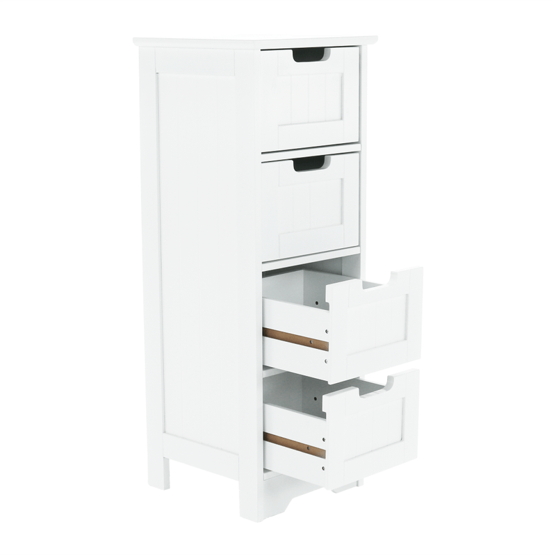Casa si Gradina - Mobilier - Comode si corpuri - Comode - Comoda cu 4-sertare, alb, ATENE TYPUL 7 - Infinity.ro