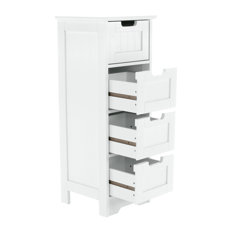 Casa si Gradina - Mobilier - Comode si corpuri - Comode - Comoda cu 4-sertare, alb, ATENE TYPUL 7 - Infinity.ro