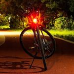 Sport si Outdoor - Ciclism - Accesorii pentru biciclete - Lumini biciclete - Set lumini bicicleta, lumina alba si rosie, 4x baterii, impermeabil IPX4, suport prindere, 3 moduri luminare - Infinity.ro