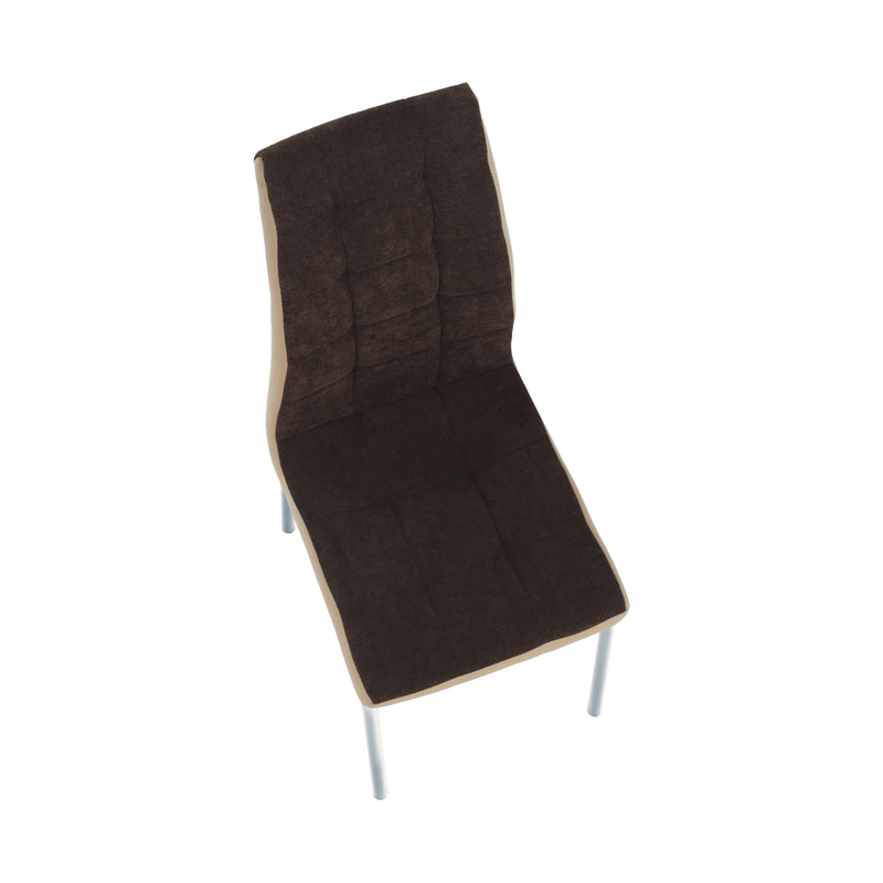 Casa si Gradina - Mobilier - Scaune si fotolii - Scaune - Scaun bucatarie, maro/bej/crom, GERDA NEW - Infinity.ro