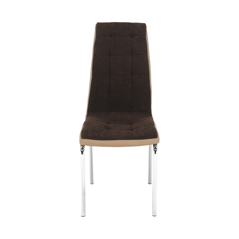 Casa si Gradina - Mobilier - Scaune si fotolii - Scaune - Scaun bucatarie, maro/bej/crom, GERDA NEW - Infinity.ro