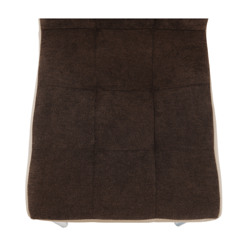 Casa si Gradina - Mobilier - Scaune si fotolii - Scaune - Scaun bucatarie, maro/bej/crom, GERDA NEW - Infinity.ro