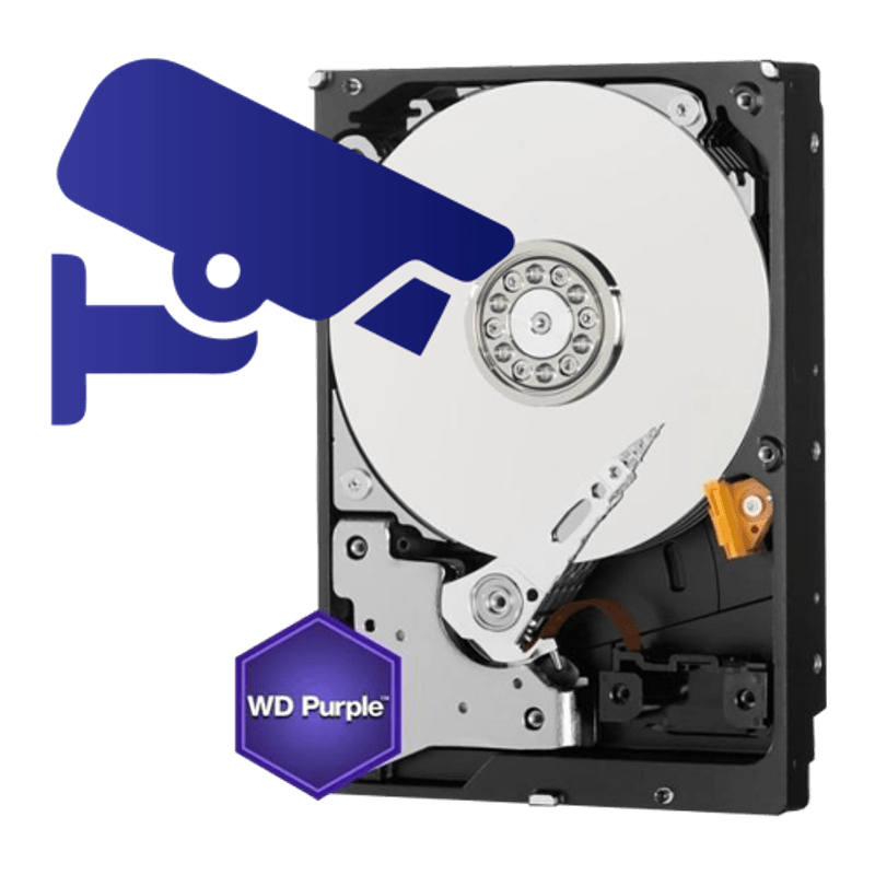 Casa si Gradina - Electrice - Smart Home - Accesorii control acces si supraveghere - Hard Disk Western Digital PURPLE 2TB Buffer 64MB SATA III 3.5 Inch Dedicat pentru Sisteme de Supraveghere - Infinity.ro