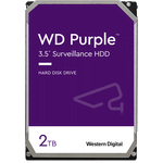 Casa si Gradina - Electrice - Smart Home - Accesorii control acces si supraveghere - Hard Disk Western Digital PURPLE 2TB Buffer 64MB SATA III 3.5 Inch Dedicat pentru Sisteme de Supraveghere - Infinity.ro