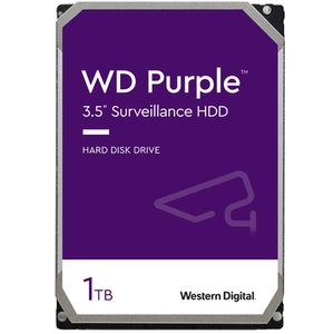 Hard Disk Western Digital PURPLE 1TB Buffer 64MB SATA III 3.5 Inch Special Conceput pentru Sisteme de Supraveghere