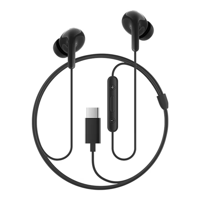 TV, Audio-Video si Foto - Portabile audio - Casti audio - Casti cu Fir Premium Xiaomi Mufa USB-C Microfon pe fir Functie de Reducere a Zgomotului si Volum Control Negru BHR8930GL - Infinity.ro