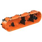 Casa si Gradina - Electrice - Accesorii electrice - Accesorii prize si intrerupatoare - Doza aparataj pentru rigips, 4 posturi, Kaiser, etansa - Infinity.ro