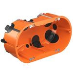 Casa si Gradina - Electrice - Accesorii electrice - Accesorii prize si intrerupatoare - Doza aparataj pentru rigips, 2 posturi, Kaiser, etansa - Infinity.ro