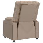 Ingrijire personala si Cosmetice - Sanatate si wellness - Articole wellness - Fotolii de masaj - Fotoliu de masaj rabatabil, cappuccino, piele ecologica - Infinity.ro