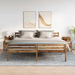 Casa si Gradina - Mobilier - Comode si corpuri - Noptiere - Noptiere 2 buc. cu 2 sertare, lemn vechi, 40x36,5x62 cm - Infinity.ro