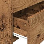 Casa si Gradina - Mobilier - Comode si corpuri - Noptiere - Noptiere 2 buc. cu 2 sertare, lemn vechi, 40x36,5x62 cm - Infinity.ro