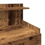Casa si Gradina - Mobilier - Comode si corpuri - Noptiere - Noptiere 2 buc. cu 2 sertare, lemn vechi, 40x36,5x62 cm - Infinity.ro