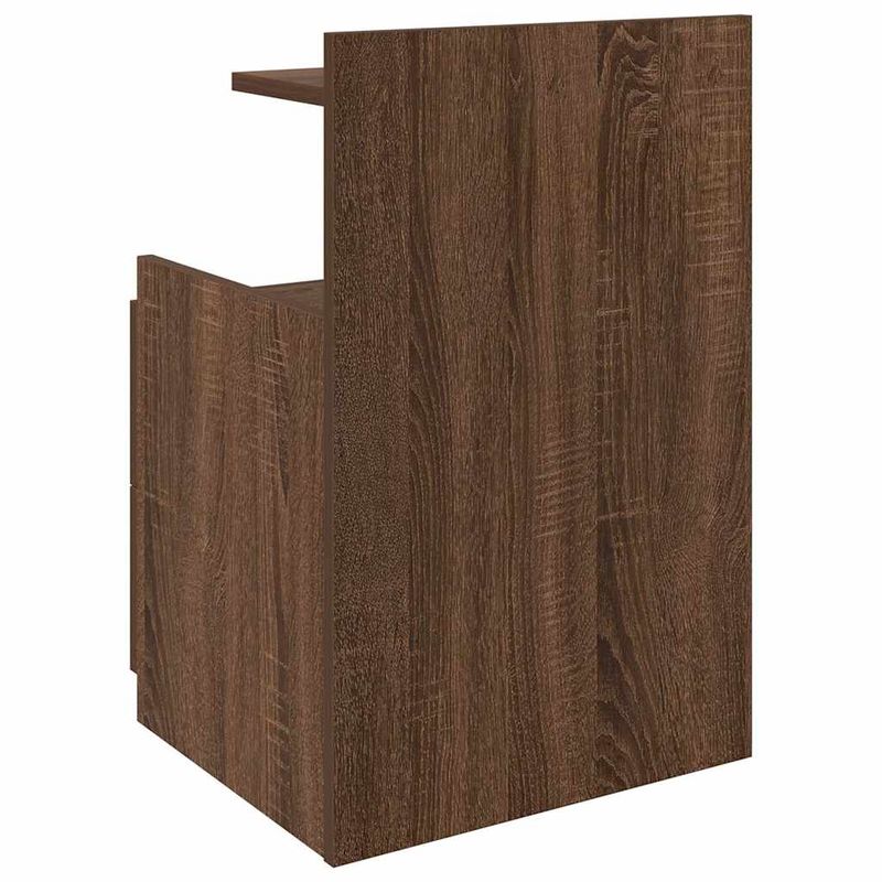 Casa si Gradina - Mobilier - Comode si corpuri - Noptiere - Noptiere 2 buc. cu 2 sertare, stejar maro, 40x36,5x62 cm - Infinity.ro