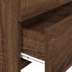 Casa si Gradina - Mobilier - Comode si corpuri - Noptiere - Noptiere 2 buc. cu 2 sertare, stejar maro, 40x36,5x62 cm - Infinity.ro