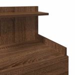 Casa si Gradina - Mobilier - Comode si corpuri - Noptiere - Noptiere 2 buc. cu 2 sertare, stejar maro, 40x36,5x62 cm - Infinity.ro