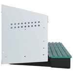 Petshop - Accesorii petshop - Culcusuri si custi - Custi interior si exterior - Cuibar pentru gaini cu 4 compartimente, montat pe perete, otel galvanizat - Infinity.ro