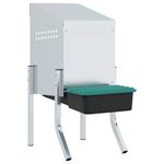 Petshop - Accesorii petshop - Culcusuri si custi - Custi interior si exterior - Cuib pentru gaini cu 1 compartiment si picioare, otel galvanizat - Infinity.ro