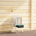 Petshop - Accesorii petshop - Culcusuri si custi - Custi interior si exterior - Cuib pentru gaini cu 1 compartiment si picioare, otel galvanizat - Infinity.ro