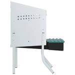 Petshop - Accesorii petshop - Culcusuri si custi - Custi interior si exterior - Cuib pentru gaini cu 1 compartiment si picioare, otel galvanizat - Infinity.ro