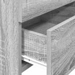 Casa si Gradina - Mobilier - Comode si corpuri - Noptiere - Noptiere 2 buc. cu 2 sertare gri Sonoma 40x36,5x62 cm - Infinity.ro