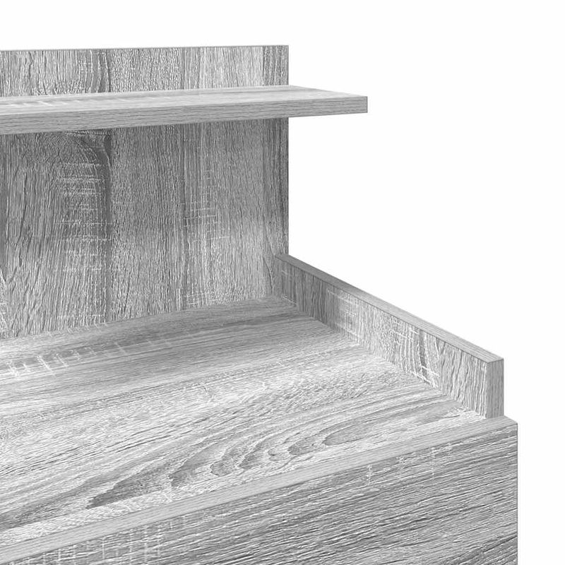 Casa si Gradina - Mobilier - Comode si corpuri - Noptiere - Noptiere 2 buc. cu 2 sertare gri Sonoma 40x36,5x62 cm - Infinity.ro