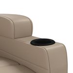 Casa si Gradina - Mobilier - Scaune si fotolii - Fotolii - Fotoliu rabatabil, cappuccino, piele ecologica - Infinity.ro
