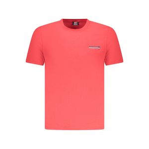 Norway Tricou barbati din bumbac cu logo text, regular fit, rosu,