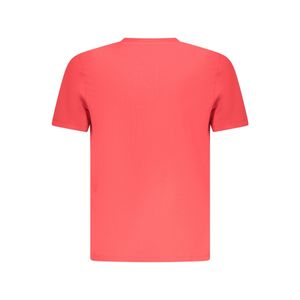 Norway Tricou barbati din bumbac cu logo text, regular fit, rosu,