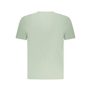Norway Tricou barbati din bumbac cu logo text, regular fit, verde,