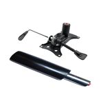 Casa si Gradina - Mobilier - Feronerie si accesorii mobila - Set placuta balans metalica, 25 cm x 15 cm si cilindru piston, gaz, pentru scaune birou, negru, 35 cm - Infinity.ro