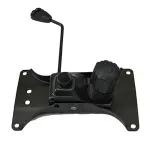 Casa si Gradina - Mobilier - Feronerie si accesorii mobila - Set placuta balans metalica, 22 cm x 15 cm si cilindru piston, gaz, pentru scaune birou, argintiu, 35 cm - Infinity.ro