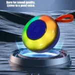 TV, Audio-Video si Foto - Portabile audio - Boxe portabile - Boxa Portabila Wireless ABYZ 5W 1200mAh Bluetooth LED RGB Disco Rezistenta la Stropi MicroSD Model Compact - Infinity.ro