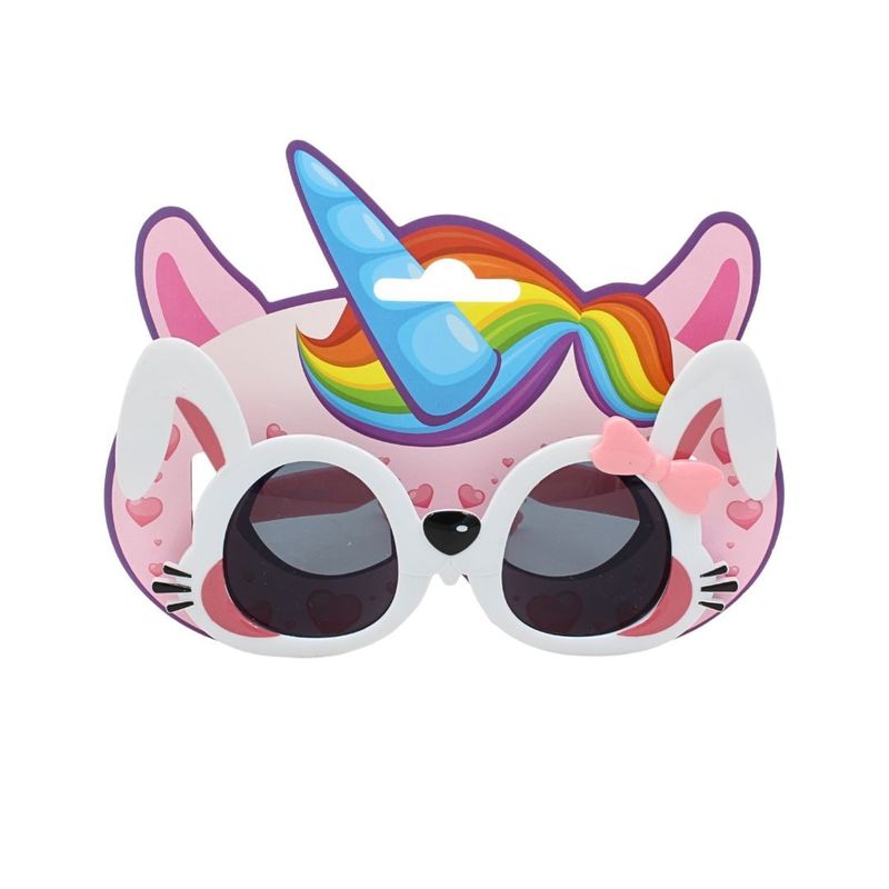 Fashion, accesorii si bijuterii - Copii - Accesorii copii - Ochelari de soare copii - Ochelari de soare pentru copii, model iepuras cu urechi si fundita roz - Infinity.ro