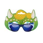 Fashion, accesorii si bijuterii - Copii - Accesorii copii - Ochelari de soare copii - Ochelari de soare pentru copii, model dinozaur cu dinti si rame albastre - Infinity.ro