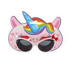 Fashion, accesorii si bijuterii - Copii - Accesorii copii - Ochelari de soare copii - Ochelari de soare pentru copii, model cat-eye alb cu buline rosii si fundita decorativa - Infinity.ro