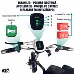 Auto si Moto - Moto - Scutere - Scuter electric tip tricicleta, Linomag®, Ideal pentru deplasari urbane, 36V, 350W, Viteza max.25 km/h, Marsarier, Negru - Infinity.ro