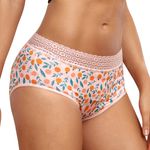 Fashion, accesorii si bijuterii - Femei - Lenjerie si pijamale femei - Lenjerie intima femei - Chiloti Menstruali Multicolori - Model Citrus - M, Roz - Model Citrus - Infinity.ro