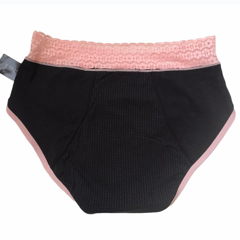 Fashion, accesorii si bijuterii - Femei - Lenjerie si pijamale femei - Lenjerie intima femei - Chiloti Menstruali Multicolori - Model Citrus - XL, Roz - Model Citrus - Infinity.ro