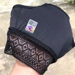 Fashion, accesorii si bijuterii - Femei - Lenjerie si pijamale femei - Lenjerie intima femei - Chiloti Menstruali cu Dantela Geometrica - S, Negru - Infinity.ro