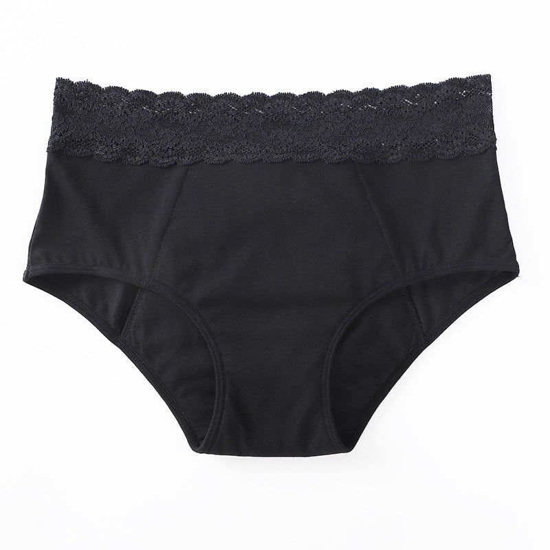 Fashion, accesorii si bijuterii - Femei - Lenjerie si pijamale femei - Lenjerie intima femei - Chiloti Menstruali 100% Bumbac Eva - S, Negru - Infinity.ro