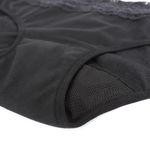 Fashion, accesorii si bijuterii - Femei - Lenjerie si pijamale femei - Lenjerie intima femei - Chiloti Menstruali 100% Bumbac Eva - S, Negru - Infinity.ro